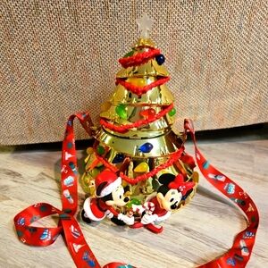 Disney Parks Light Up Christmas Tree Popcorn Bucket